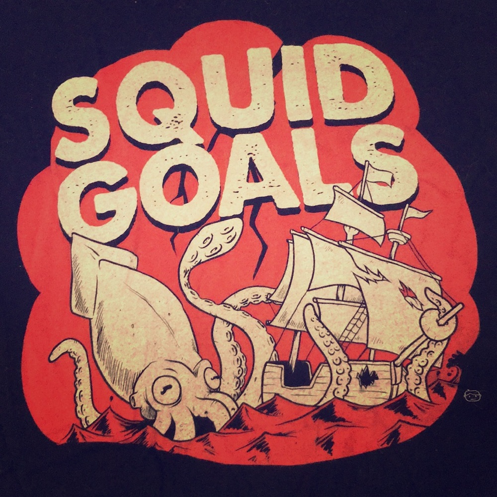 Squid goals large tshirt